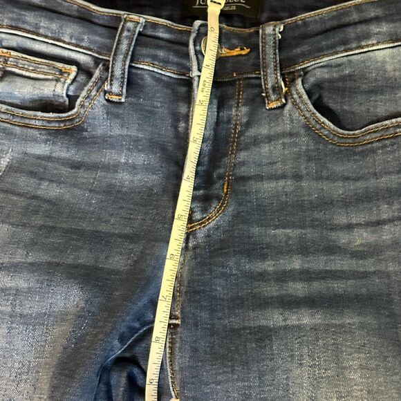 Judy Blue Los Angeles Blue Jean Style JB82128DK Distressed Skinny - Picture 7 of 13